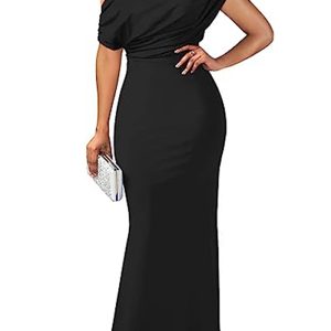 This Plus Size Women Solid Off Shoulder Bodycon Maxi Skirt Made Of Soft And Elastic Fabric. Global Lover Wholesale Plus Size Dresses And Hope Curvy Ladies Find Here a Warm And Exciting Place To Shop Affordable Curvy Dresses Online - Plus Size Casual