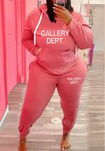 This Plus Size Women Sports Hoodies And Pant Two Piece Set Design And Made Of Comfortable And Elastic Fabric. Wholesale Plus Size Two Piece Sets Is a Must-Have Item For Curvy Ladies. Two Piece Sets Can Either Be Worn Together Or Individually