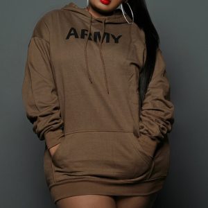 This Plus Size Women Fleece Printed Hoodies Made Of Comfortable And Elastic Fabric. It Is Wholesale Sexy Plus Size Tops For Women. With The Gradual Rise Of Feminist Awareness