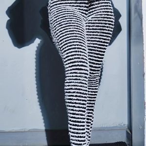 This Plus Size Womenknitting Stripe High Waist Trousers Design Made Of Durable And Stretchy Material. It Is a Must-Have Item For Your Closet. Global Lover Offer a Rich Selection Of Wholesale Plus Size Bottoms. You Will Find Wide Range Fabric