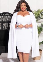 This Plus Size Women's Fall Winter Fashion Chic Bodycon Dress Made Of Soft And Elastic Fabric. Global Lover Wholesale Plus Size Dresses And Hope Curvy Ladies Find Here a Warm And Exciting Place To Shop Affordable Curvy Dresses Online - Plus Size Casual