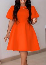 This Plus Size Women's Summer Chic Formal Party Dress Design Made Of High Quality Polyster And Spandex Material. It Is Stretchy