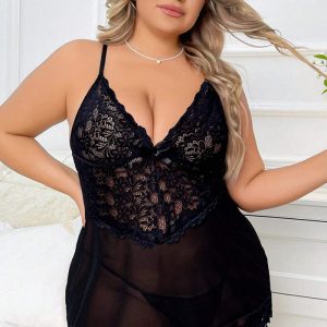 This Plus Size Women Lace Dress Sexy Lingerie Made Of Durable And Elastic Material. Women¡¯s Plus Size Wholesale Lingerie At Global Lover Pay More Attention To The Novelty And Uniqueness Of Styles. We Offer Huge Selections Of Sexy Plus Size Lingerie Xl