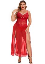 This Plus Size Women Lace Slit Dress Sexy Lingerie Made Of Durable And Elastic Material. Women¡¯s Plus Size Wholesale Lingerie At Global Lover Pay More Attention To The Novelty And Uniqueness Of Styles. We Offer Huge Selections Of Sexy Plus Size Lingerie Xl