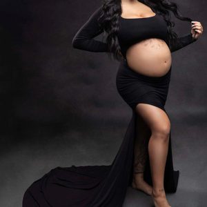 This Pregnant Women Cotton Long Dress Long Made Of Soft And Comfortable Material. It Is a Must-Have Item For Pregnant Women. Global Lover Offer Newest Wholesale Maternity Dresses And Hope Pregnant Ladies Find Here a Warm And Exciting Place To Shop Affordable Pregnant Dresses - Pregnant Casual Dresses