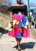 This Printed Colorblock Plus Size Skirt Design Made Of Durable And Stretchy Material. It Is a Must-Have Item For Your Closet. Global Lover Offer a Rich Selection Of Wholesale Plus Size Bottoms. You Will Find Wide Range Fabric