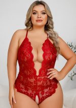 This Pus Size Women Lace One-Piece Sexy Lingerie Made Of Durable And Elastic Material. Women¡¯s Plus Size Wholesale Lingerie At Global Lover Pay More Attention To The Novelty And Uniqueness Of Styles. We Offer Huge Selections Of Sexy Plus Size Lingerie Xl