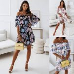 This Regular Off Shoulder Floral Print Slim Waist Chiffon Dress Design Made Of High Quality Polyster And Spandex Material. Print Dresses Is More Interesting And Stylish. Print Maxi Dresses Is One Of The Popular Item For Islander Vocations. Women¡¯s Print Dresses At Global Lover Comes With Forever Floral