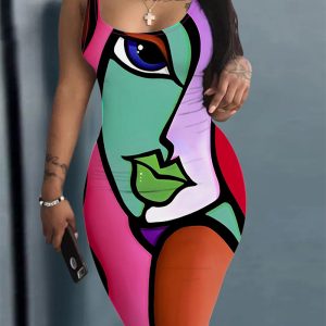 Questo sexy Fahionable stampa cinghie Bodycon Dress Design fatto di alta qualità Polyster e materiale Spandex. Si tratta di venire con buon tratto e indossare confortevole e sentirsi liberi. Il vestito stretto e aderente è l'opzione più popolare dalle ragazze di partito. Acquista Abiti Bodycon da Global Lover e trova incredibili paillettes di design.