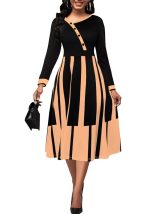 This Sexy Fashion Digital Printed v-Neck Half-Sleeve Women's Dress Design Made Of High Quality Polyster And Spandex Material. It Come With Good Stretch And Wearing Comfortable. Women¡¯s Midi Dresses Is Omnipotent And Suit For All Kinds Of Occasions - Daily Wear