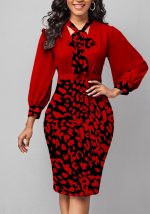 This Sexy Fashion Printed v-Neck Cropped Sleeve Women's Dress Design Made Of High End Polyster And Spandex Material