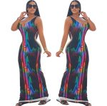 This Sexy Ladies Summer Fashion Print Slim Fit Low Cut Sexy Long Dress Design Made Of High Quality Polyster And Spandex Material. It Come With Good Stretch And Wearing Comfortable And Feeling Freedom. The Tight And Fitted Dress Is The Most Popular Options From Party Girls. Shop Bodycon Dresses At Global Lover And Find Amazing Designs Sequins