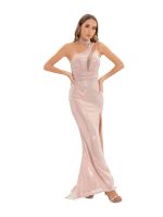 This Sexy Low Back Sequin Long Dress Stretch Evening Dress Design Made Of Good Quality Polyster And Spandex Material