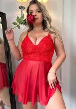 This Sexy Plus Size Lacemesh Strap Nightdress Erotic Lingerie Made Of Durable And Elastic Material. Women¡¯s Plus Size Wholesale Lingerie At Global Lover Pay More Attention To The Novelty And Uniqueness Of Styles. We Offer Huge Selections Of Sexy Plus Size Lingerie Xl