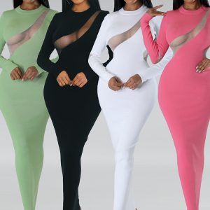 This Sexy Slim Bodycon Mesh Dress Club Wear Design Made Of High Quality Polyster And Spandex Material. It Come With Good Stretch And Wearing Comfortable And Feeling Freedom. The Tight And Fitted Dress Is The Most Popular Options From Party Girls. Shop Bodycon Dresses At Global Lover And Find Amazing Designs Sequins