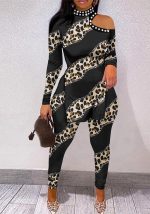 This Sexy Slim Printed Shoulder Cutout Two-Piece Pants Set Nightclub Clothes Design And Made Of Comfortable And Elastic Fabric. Wholesale Plus Size Two Piece Sets Is a Must-Have Item For Curvy Ladies. Two Piece Sets Can Either Be Worn Together Or Individually