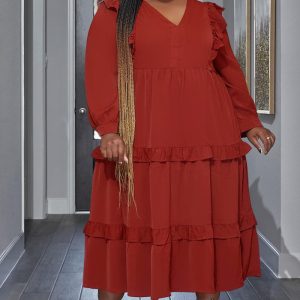 This Sexy Swing Plus Size Women's Dress Made Of Soft And Elastic Fabric. Global Lover Wholesale Plus Size Dresses And Hope Curvy Ladies Find Here a Warm And Exciting Place To Shop Affordable Curvy Dresses Online - Plus Size Casual