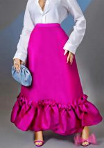 This Spring Long Skirt Pleated Fashion Women's Skirt And Made Of Polyster And Spandex Material. It Is a Must-Have Item For Everyday Life. Skirts Styles Range From Casual To Sporty