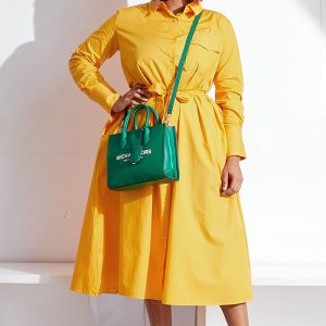 This Spring Summer Casual Long Sleeve Turndown Collar Loose Shirt Dress For Women Design Made Of High Quality Polyster And Spandex Material. It Come With Good Stretch And Wearing Comfortable. Women¡¯s Midi Dresses Is Omnipotent And Suit For All Kinds Of Occasions - Daily Wear