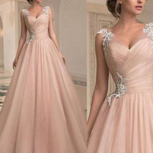 This Spring Summer Long Dress v Neck Strapless Fashion Mesh Dress Design Made Of High Level Material