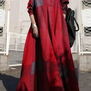 This Spring Summer Shirt Loose Fashion Stripe Maxi Blouse Design Made Of High Quality Polyster And Spandex Material