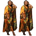 This Spring/Summer 2022 Women's Half Sleeve Print Plus Size Dress Made Of Soft And Elastic Fabric. Global Lover Wholesale Plus Size Dresses And Hope Curvy Ladies Find Here a Warm And Exciting Place To Shop Affordable Curvy Dresses Online - Plus Size Casual