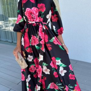 This Summer Beach Holidays Chic Off Shoulder Print Maxi Dress Design Made Of High Quality Polyster And Spandex Material