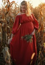 This Summer Bohemian Style Off Shoulder Maternity Cotton Long Dress Made Of Soft And Comfortable Material. It Is a Must-Have Item For Pregnant Women. Global Lover Offer Newest Wholesale Maternity Dresses And Hope Pregnant Ladies Find Here a Warm And Exciting Place To Shop Affordable Pregnant Dresses - Pregnant Casual Dresses