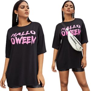 Questa moda estiva Casual Letter Print Round Neck Slim Dress Pure Cotton t Gonna Design Fatto di alta qualità Polyster e materiale Spandex. E 'elastico