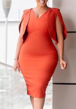 This Summer Fashion Chic Elegant Office Bodycon Office Plus Size African Dress Design Made Of High End Polyster And Spandex Material