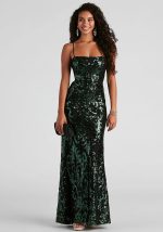 This Summer Fashion Sexy Formal Sequin Strap Dress Design Made Of Good Quality Polyster And Spandex Material