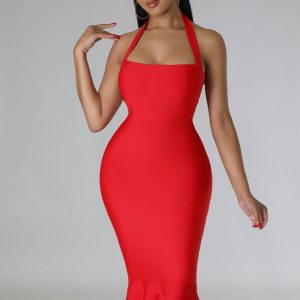 This Summer Ladies Sexy Halter Neck Bodycon Dress Design Made Of High Quality Polyster And Spandex Material. It Come With Good Stretch And Wearing Comfortable And Feeling Freedom. The Tight And Fitted Dress Is The Most Popular Options From Party Girls. Shop Bodycon Dresses At Global Lover And Find Amazing Designs Sequins