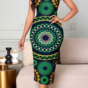 This Summer Print Basic Tight Fitting Tank Dress Design Made Of High Quality Polyster And Spandex Material. Print Dresses Is More Interesting And Stylish. Print Maxi Dresses Is One Of The Popular Item For Islander Vocations. Women¡¯s Print Dresses At Global Lover Comes With Forever Floral