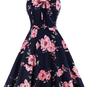 This Summer Print Strap Dress Chic Slim Waist Elegant Women's Plus Size Maxi Dress Made Of Soft And Elastic Fabric. Global Lover Wholesale Plus Size Dresses And Hope Curvy Ladies Find Here a Warm And Exciting Place To Shop Affordable Curvy Dresses Online - Plus Size Casual