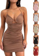 This Summer Sexy Strappy Hollow Bodycon Suspender Skirt Design Made Of High Quality Polyster And Spandex Material. It Come With Good Stretch And Wearing Comfortable And Feeling Freedom. The Tight And Fitted Dress Is The Most Popular Options From Party Girls. Shop Bodycon Dresses At Global Lover And Find Amazing Designs Sequins