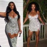 This Summer Women Deep v Sexy Dollar Print Strap Sleeveless Bodycon Dress Made Of Soft And Elastic Fabric. Global Lover Wholesale Plus Size Dresses And Hope Curvy Ladies Find Here a Warm And Exciting Place To Shop Affordable Curvy Dresses Online - Plus Size Casual