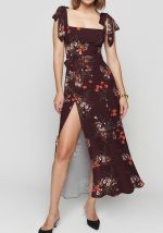 This Summer Women's Sweet Style Slim-Fit Floral Slit Strap Dress Design Made Of High Quality Polyster And Spandex Material. Print Dresses Is More Interesting And Stylish. Print Maxi Dresses Is One Of The Popular Item For Islander Vocations. Women¡¯s Print Dresses At Global Lover Comes With Forever Floral