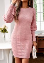 This Women Bodycon Knitting Dress Combine The Warm And Fashion. It Is a Must-Have Item For This Winter. Sweater Dresses For Women At Global Lover Comes For Different Occasions - Daily Life