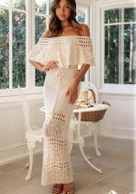 This Women Casual Cutout Lace-Up Shawl Dress Design Made Of High Quality Polyster And Spandex Material