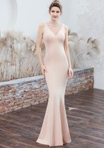 This Women Elegant Mesh Sleeveless Formal Party Maxi Mermaid Evening Dress Design Made Of Good Quality Polyster And Spandex Material