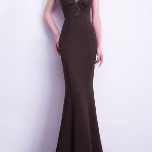 This Women Elegant Slim Formal Party Maxi Mermaid Evening Dress Design Made Of Good Quality Polyster And Spandex Material