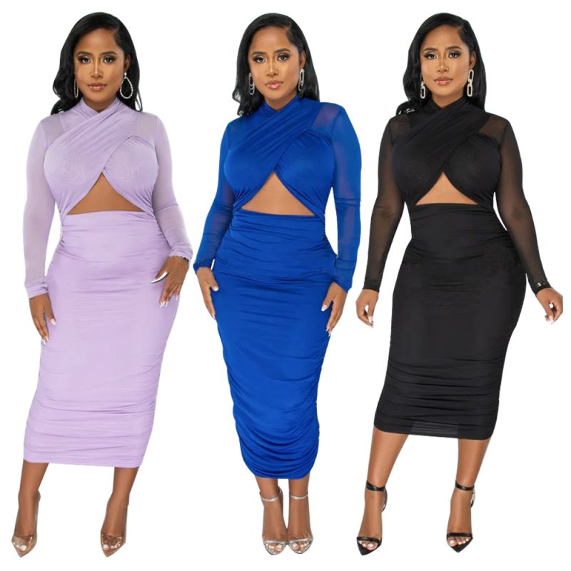 This Women Fall Solid Cut Out Long Sleeve Irregular Dress Design Made Of High Quality Polyster And Spandex Material. It Come With Good Stretch And Wearing Comfortable And Feeling Freedom. The Tight And Fitted Dress Is The Most Popular Options From Party Girls. Shop Bodycon Dresses At Global Lover And Find Amazing Designs Sequins