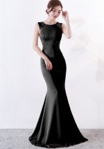 This Women Formal Party Slim Elegant Sleeveless Mermaid Evening Dress Design Made Of Good Quality Polyster And Spandex Material