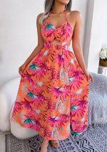 This Women Holidays Sleeveless Hollow Slip Maxi Beach Dress Design Made Of High Quality Polyster And Spandex Material