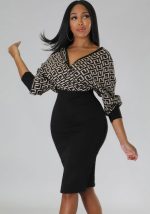 This Women Long Sleeve Printed Patchwork Bodycon Dress Design Made Of High Quality Polyster And Spandex Material. It Come With Good Stretch And Wearing Comfortable And Feeling Freedom. The Tight And Fitted Dress Is The Most Popular Options From Party Girls. Shop Bodycon Dresses At Global Lover And Find Amazing Designs Sequins