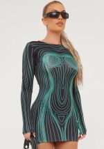 This Women Printed Long Sleeve Dress Design Made Of High Quality Polyster And Spandex Material. It Come With Good Stretch And Wearing Comfortable And Feeling Freedom. The Tight And Fitted Dress Is The Most Popular Options From Party Girls. Shop Bodycon Dresses At Global Lover And Find Amazing Designs Sequins