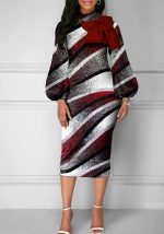 This Women Printed Long Sleeve Round Neck Dress Design Made Of High Quality Polyster And Spandex Material. It Come With Good Stretch And Wearing Comfortable And Feeling Freedom. The Tight And Fitted Dress Is The Most Popular Options From Party Girls. Shop Bodycon Dresses At Global Lover And Find Amazing Designs Sequins