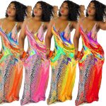 This Women Printed Sexy Sleeveless Long Dress Design Made Of High Quality Polyster And Spandex Material. Print Dresses Is More Interesting And Stylish. Print Maxi Dresses Is One Of The Popular Item For Islander Vocations. Women¡¯s Print Dresses At Global Lover Comes With Forever Floral