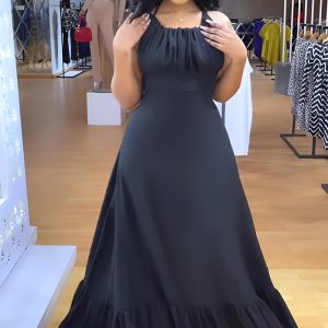 This Women Sexy Backless Strappy Elegant Ruffle Dress Design Made Of High Quality Polyster And Spandex Material