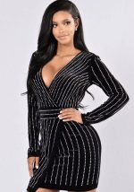 This Women Sexy Beaded Bodycon Dress Design Made Of High Quality Polyster And Spandex Material. It Come With Good Stretch And Wearing Comfortable And Feeling Freedom. The Tight And Fitted Dress Is The Most Popular Options From Party Girls. Shop Bodycon Dresses At Global Lover And Find Amazing Designs Sequins